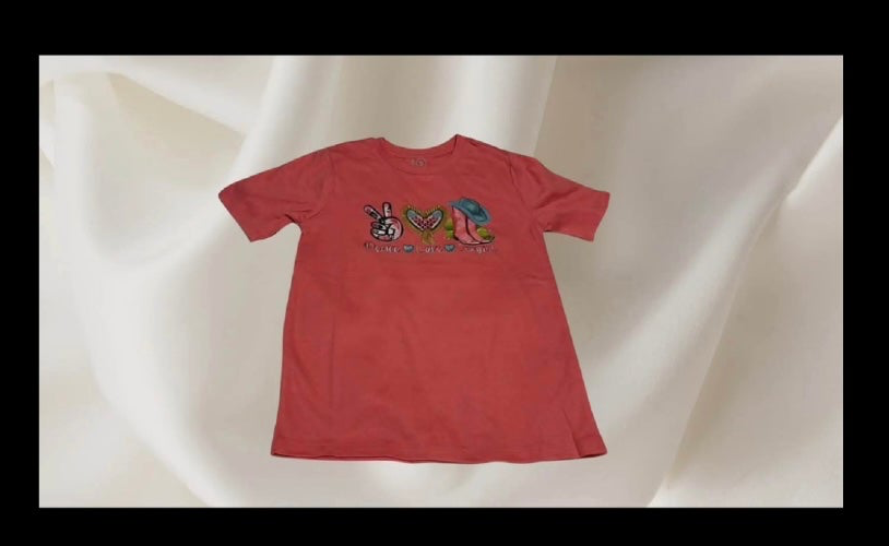 “Peace Love Cowboy” Tee
