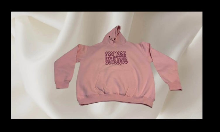 “You Are Stronger Than Your Thoughts” Hoodie