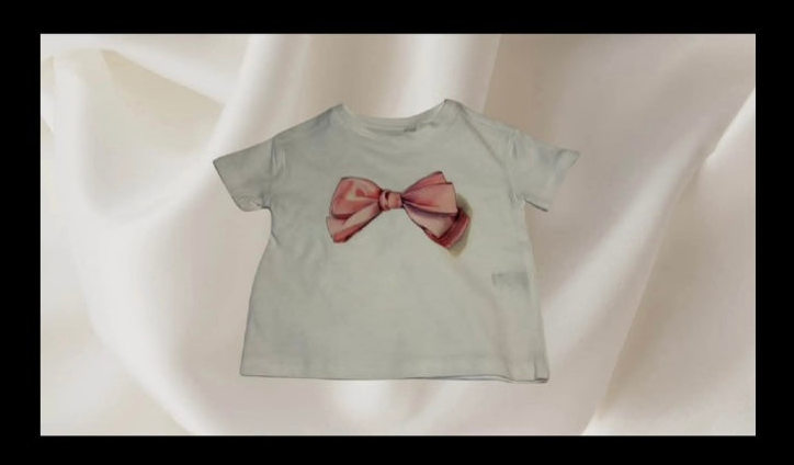 Pink Bow Tee