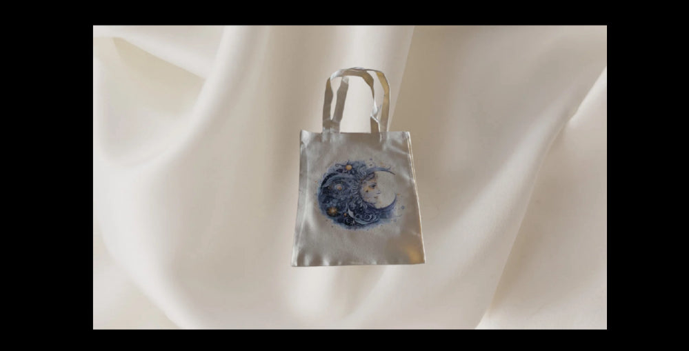Celestial Moon Tote Bag
