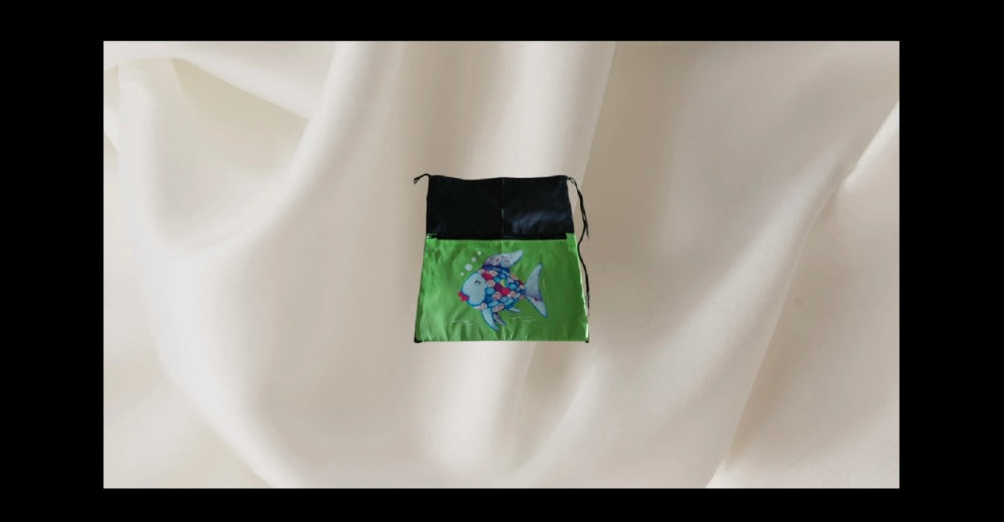 Colourful Fish Design Drawstring Bag