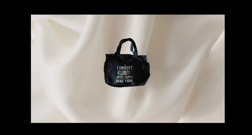 “Send Yarn” Crochet Lover Tote Bag