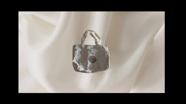 Cream Canvas Tote Bag